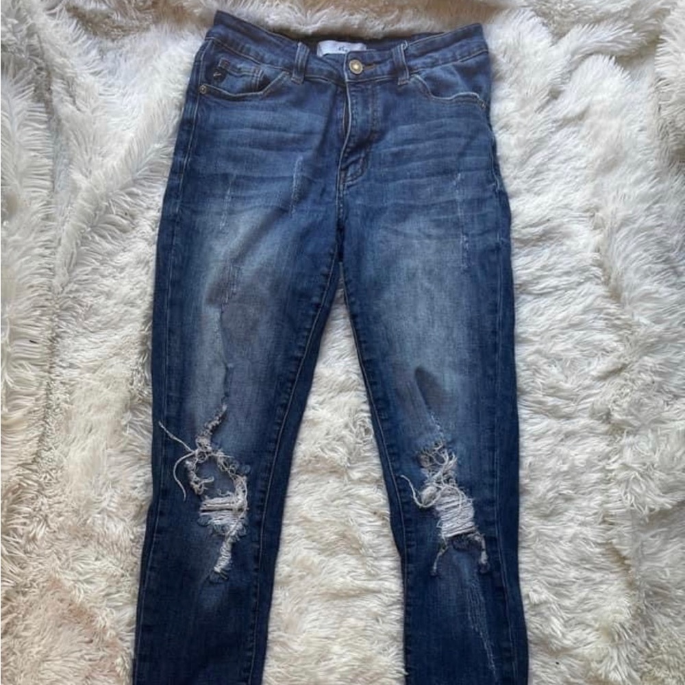 KanCan Distressed Skinny Jeans